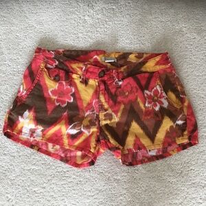 Lucky Brand Low Rise Linen Shorts